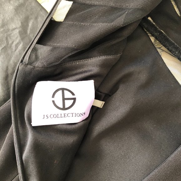 Formal Black Dress - JS Collections - Size 8 - Picture 7 of 9